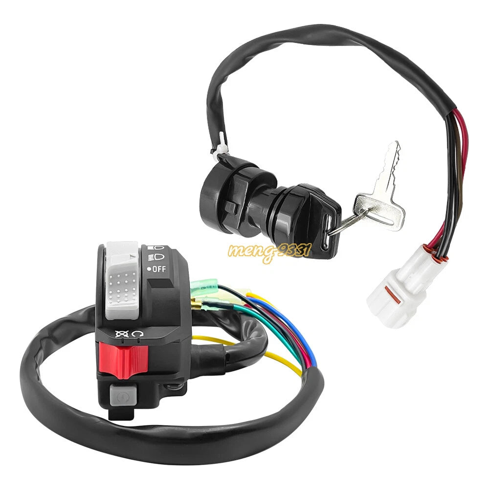 Start Stop Switch & Ignition Key Switch for Yamaha Bear Tracker Timberwolf 250 (1999–2006)