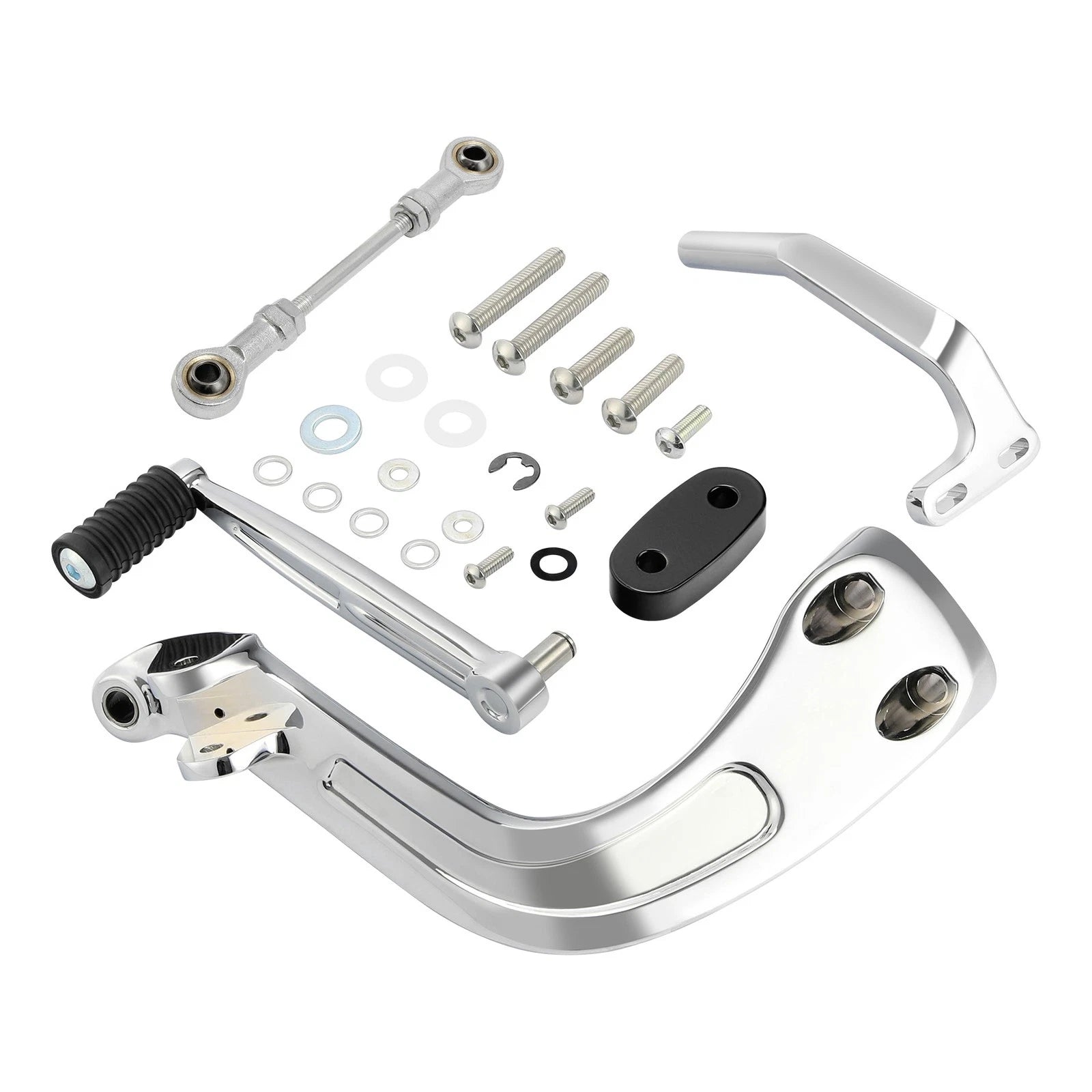 Mid-Controls Shift & Brake Side Kit for Harley Fat Bob FXFB (2018–2025) Chrome