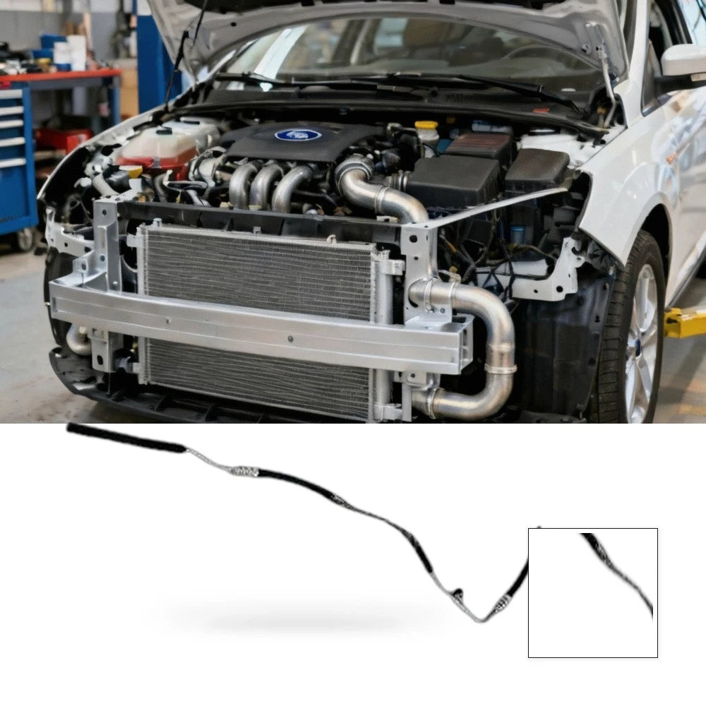 Coolant Pipe Condenser to Evaporator for Ford Focus (2008–2011) 1.6L 2.0L