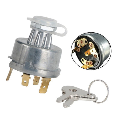 Ignition Key Switch for Lucas 35670 Tractor (with 2 Keys)