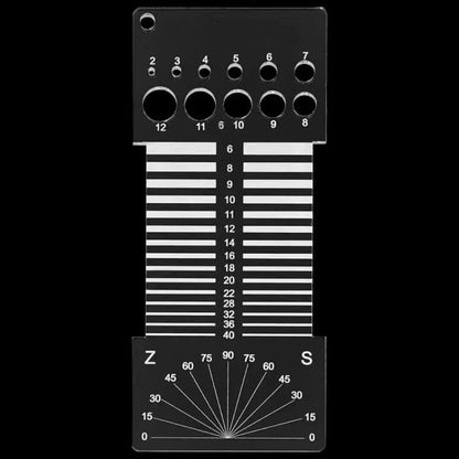 160x70x3mm Clear Acrylic Ruler for Sewing Pattern Layout and Fabric Marking