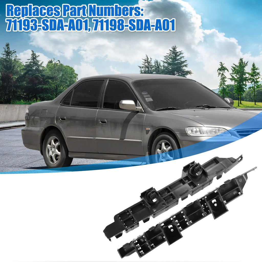 Pair of Front Bumper Brackets Replacement for Honda Accord (2008–2012)