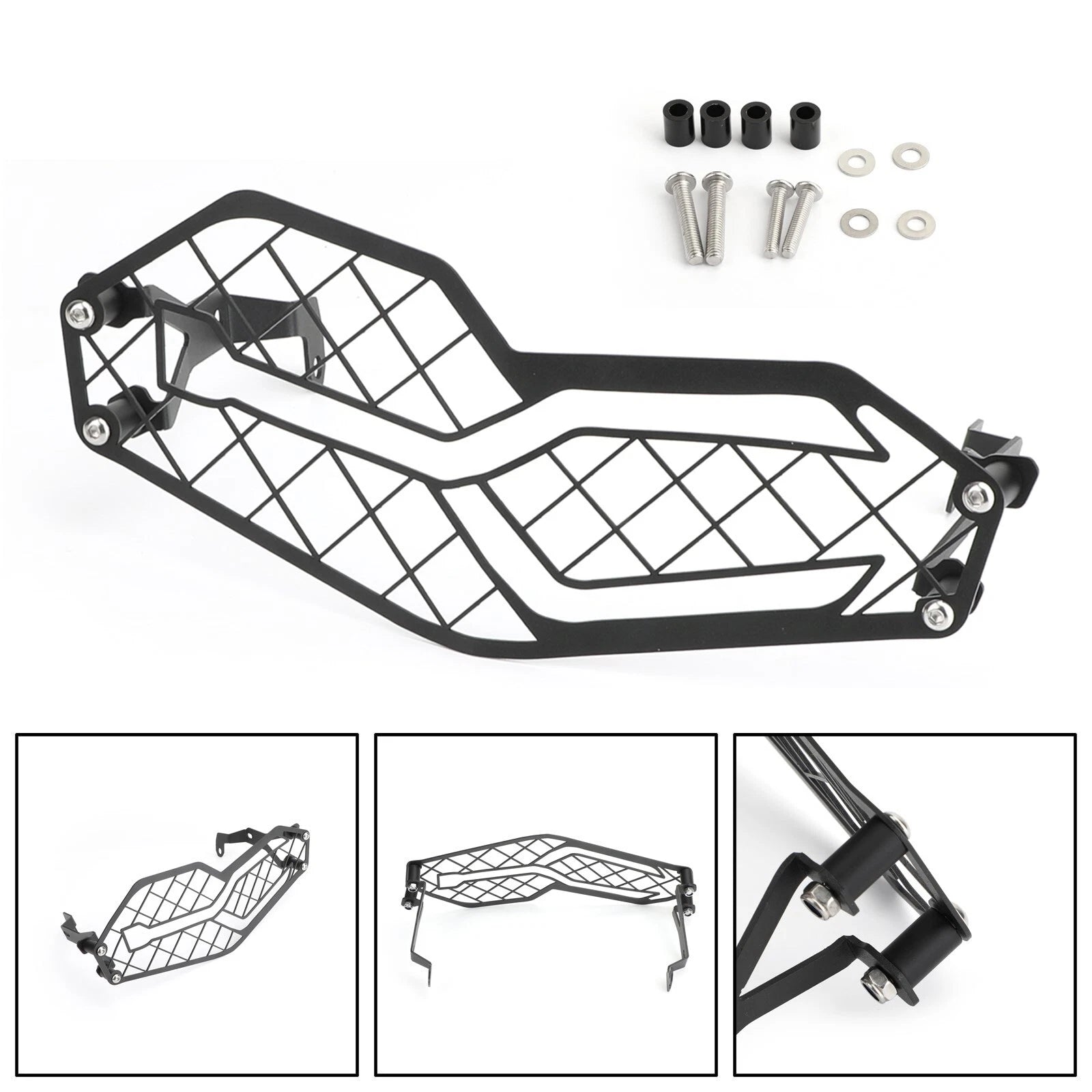 Steel Headlight Guard Grill Protector for BMW F750GS F850GS (2018–2019) T9