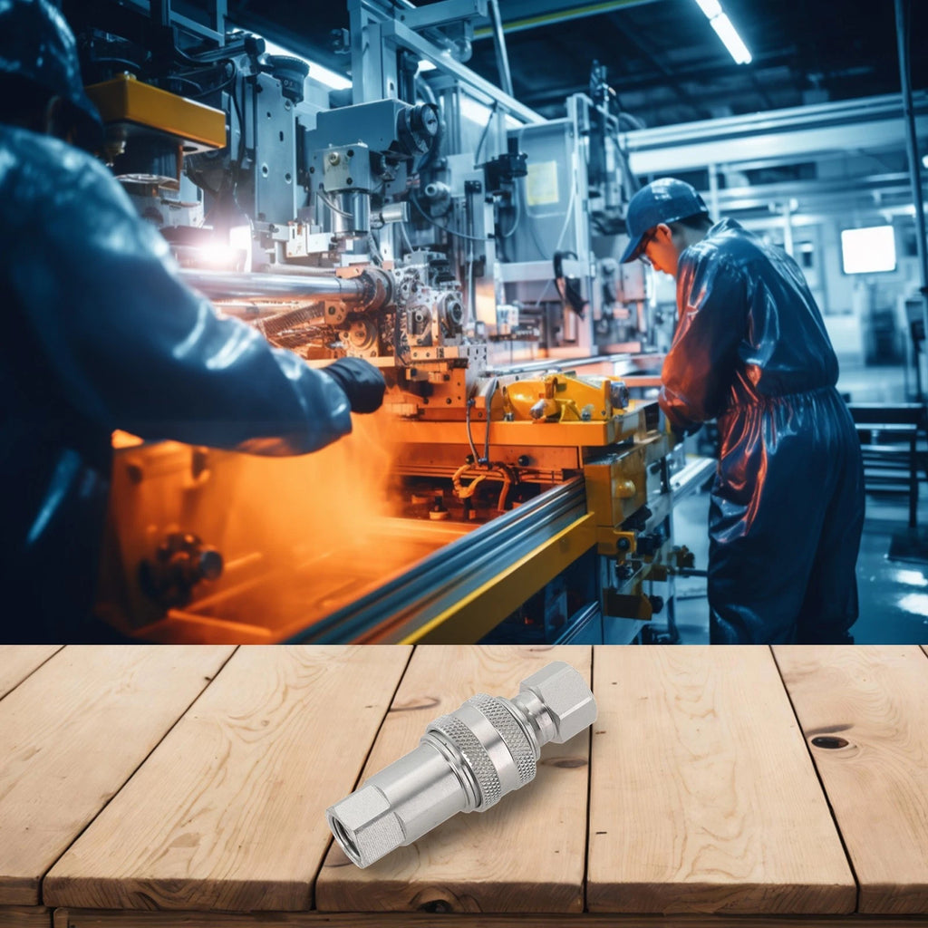Steel Ball Locking Hydraulic Quick Connector for