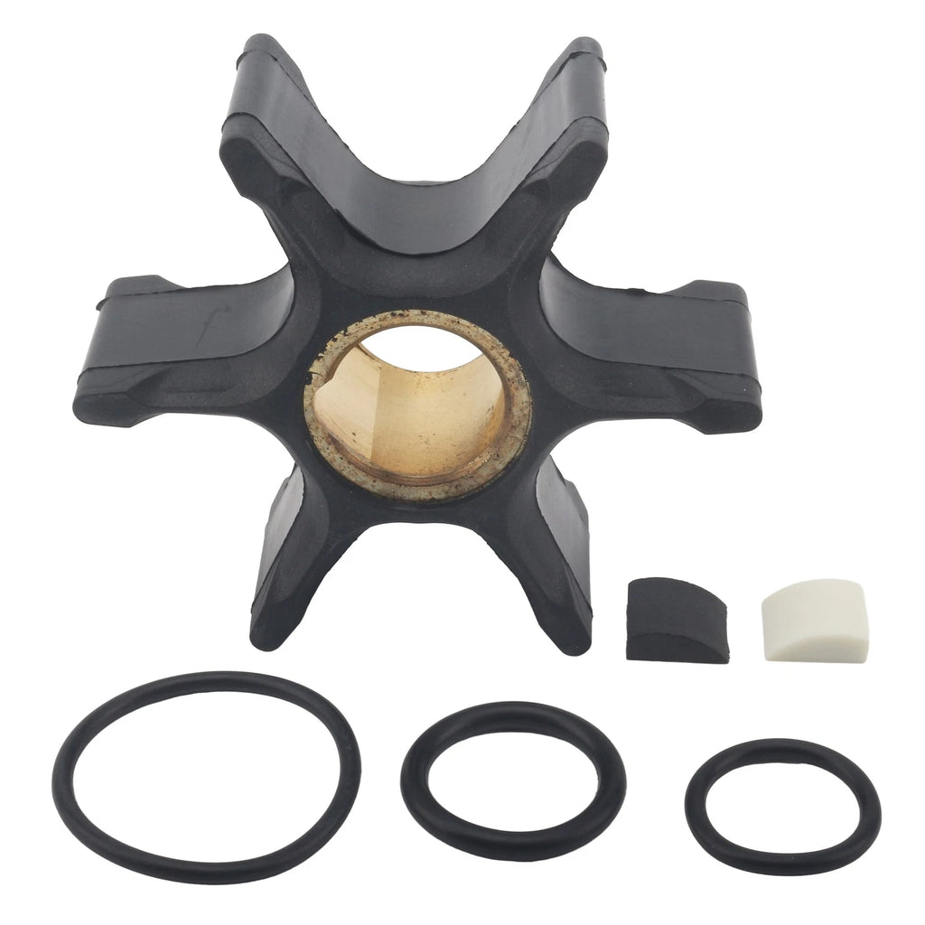 Outboard Water Pump Impeller & Key for Evinrude Johnson 85-300 HP V 4 6 8 Engine