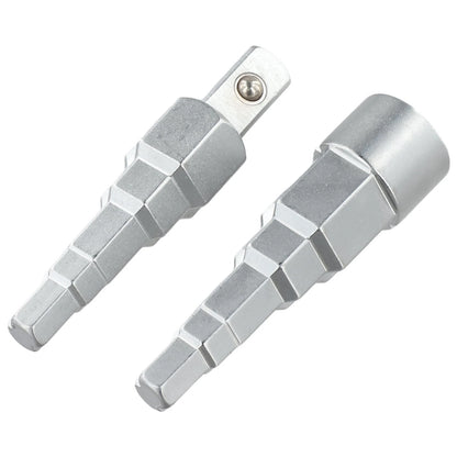 Set of 2 Stepped Radiator Spanners with 1/2 Inch Square Adapter
