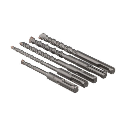 5pcs Masonry Drill Bit Set for SDS PLUS Electric Hammer (Concrete, Brick)