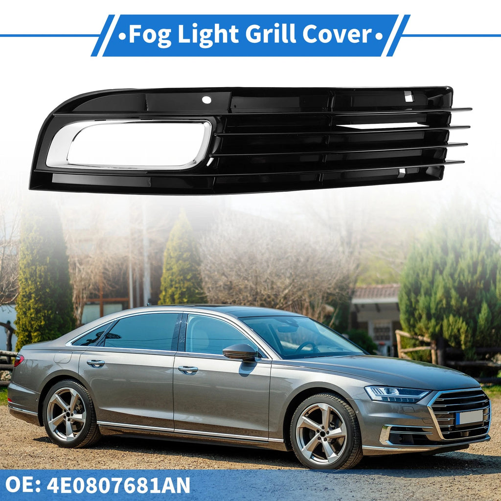 Front Left Fog Light Grill Replacement for Audi A8 D3 (2008–2010)
