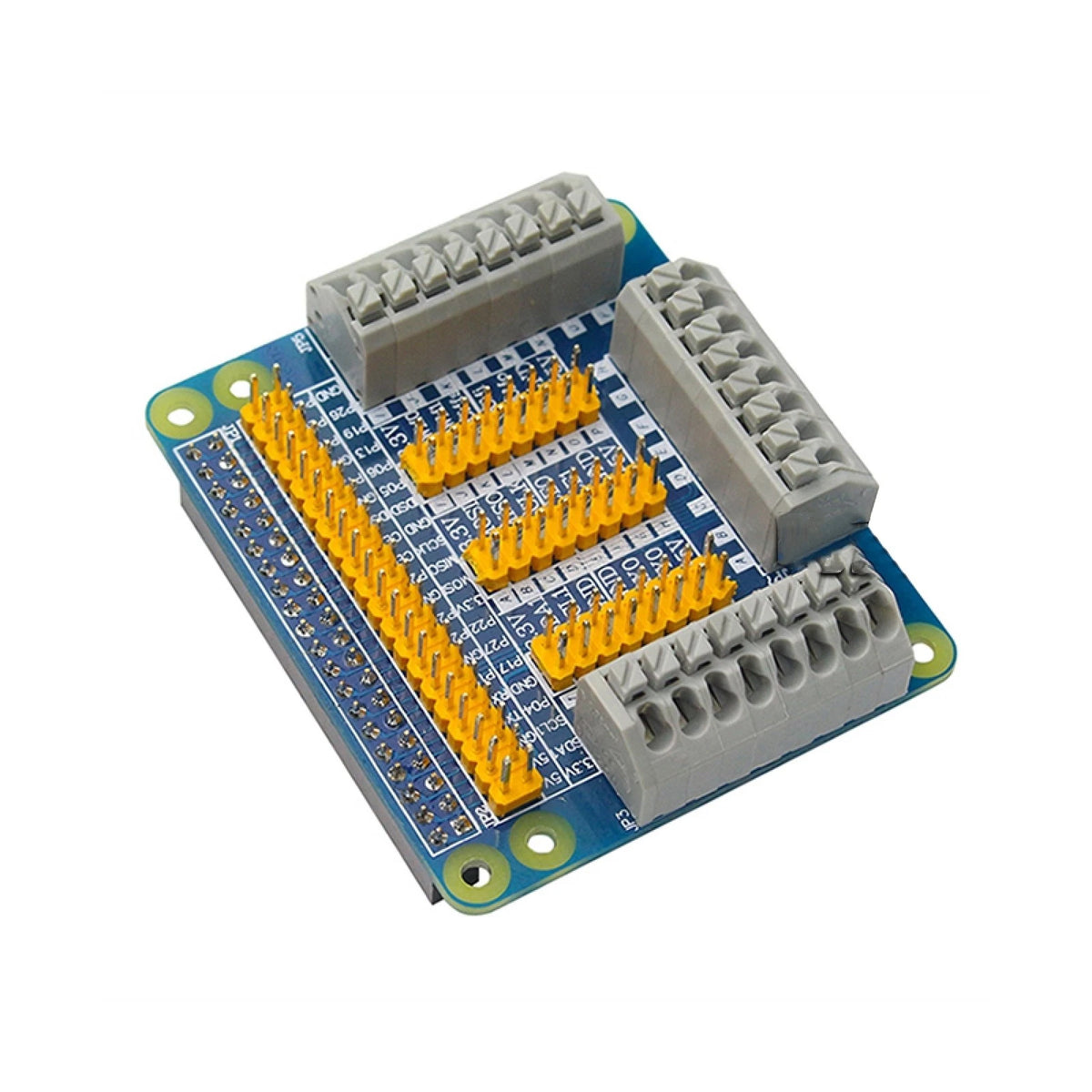 40-Pin GPIO Extension Board for Raspberry Pi 3B/3B+/4B (2016–2021)