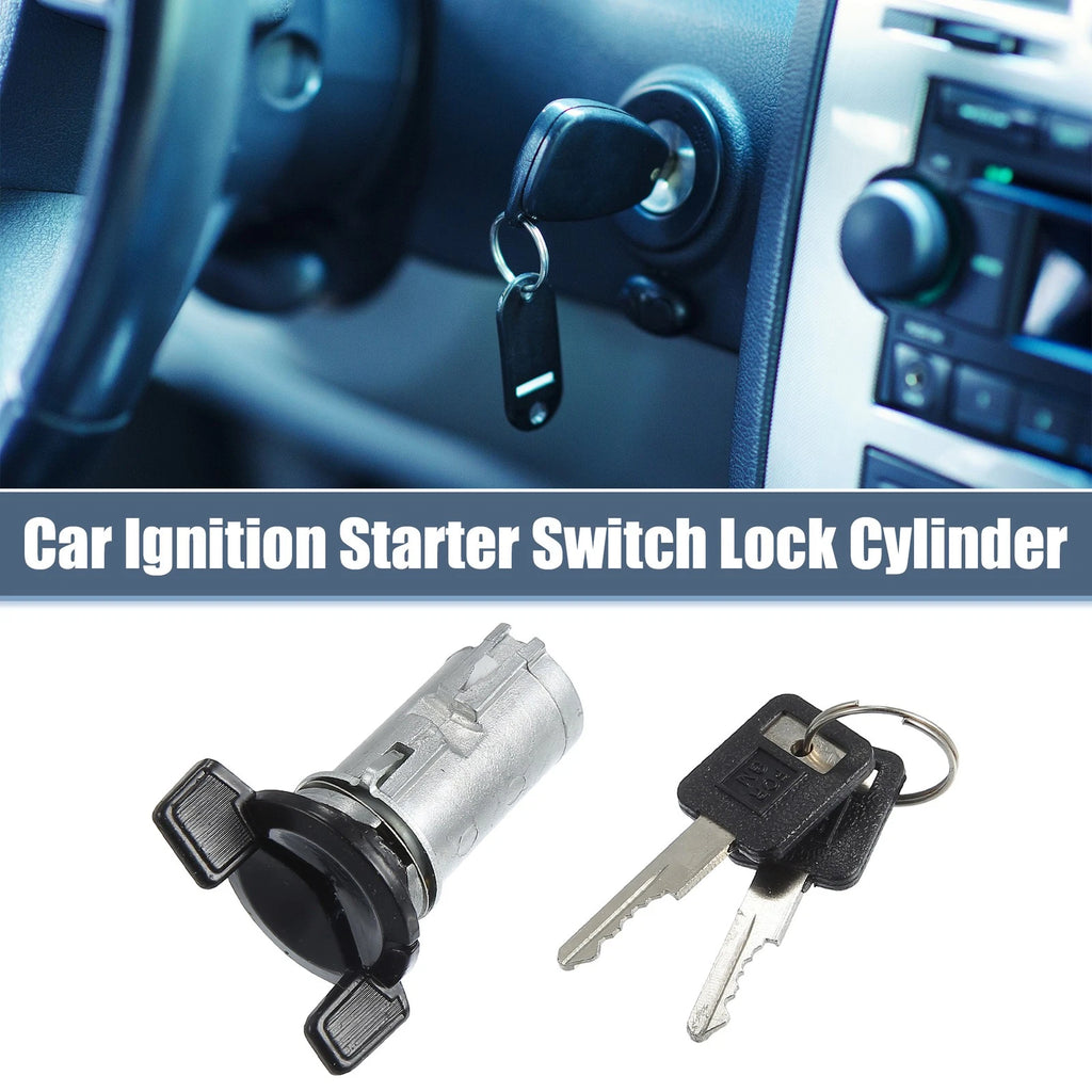 Ignition Switch Lock Cylinder with Keys Replacement for Chevy C1500 C2500 (1991–1994)