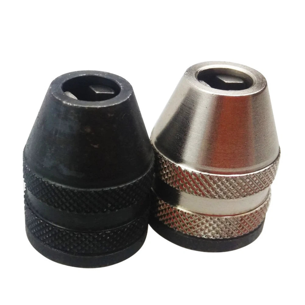 Keyless Drill Chuck 0.3-3.6mm for 1/4 Inch Hex Drivers