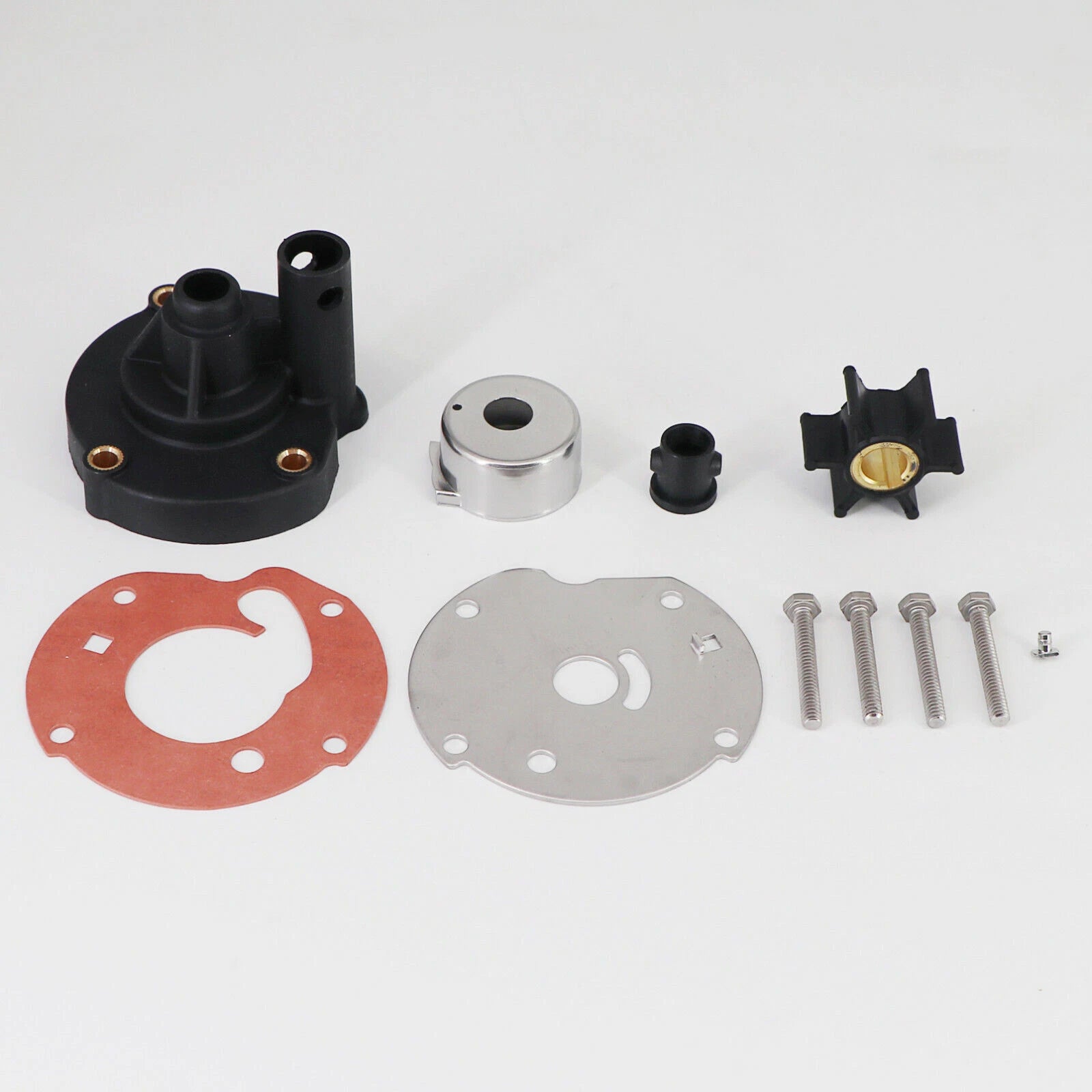 Water Pump Impeller Repair Kit for Johnson Evinrude 5.5-7.5 Hp (778166, 391391)