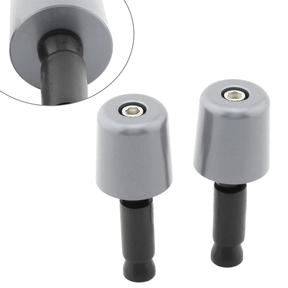 Handlebar Grips for Universal Motorcycle (1.5 in/38.1mm) - Grey