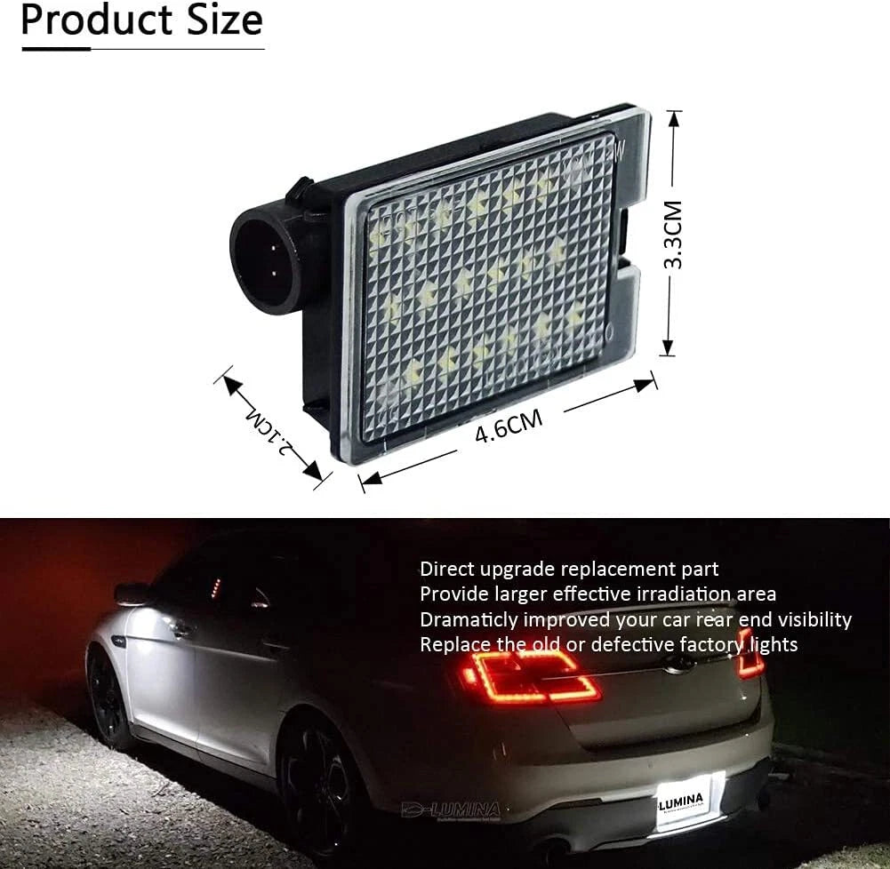 6000K White LED License Plate Light for Dodge Durango (2014–2021)