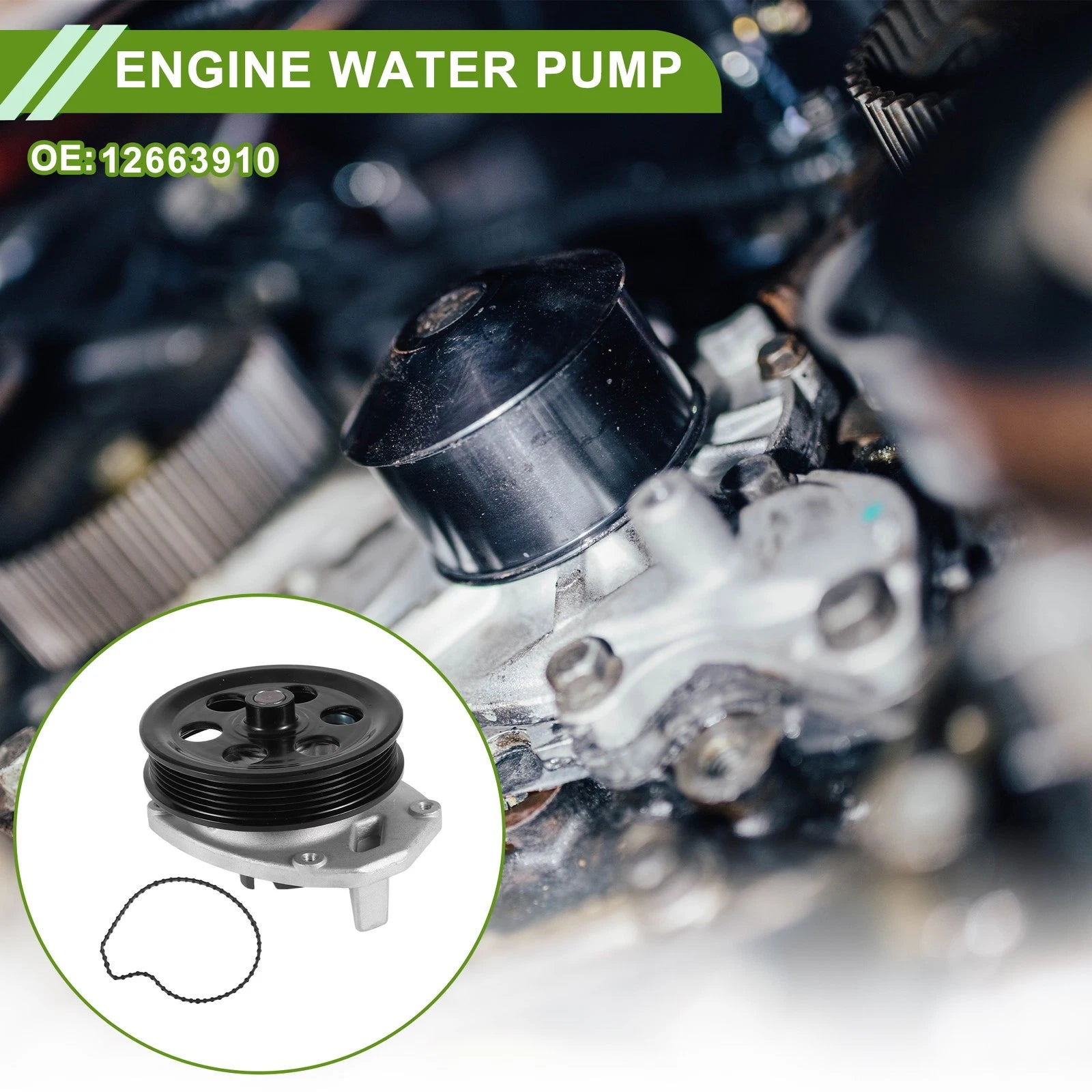 Engine Water Pump for Chevrolet Camaro 2016-2025 Replacement Cooling Water Pump