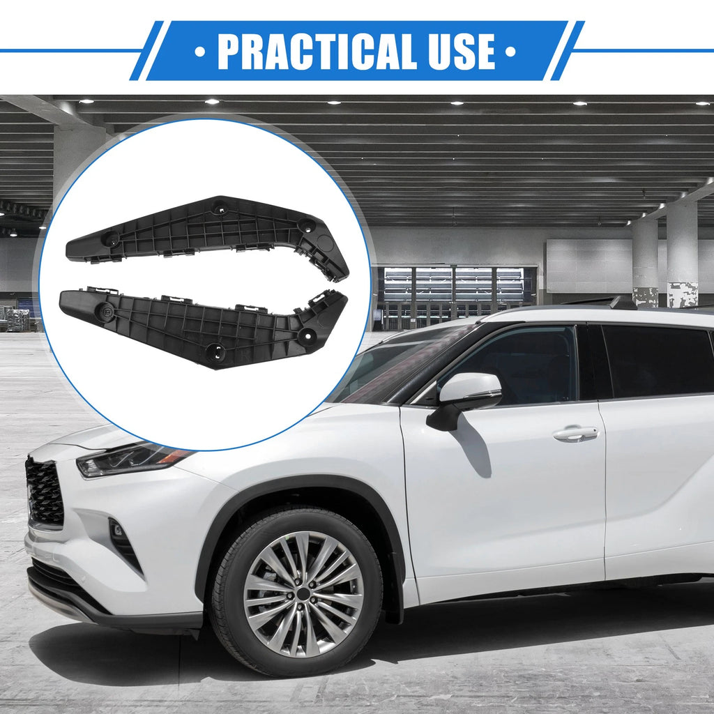 Bumper Mounting Support Brackets Left Right Pair for Toyota Highlander (2011–2013)