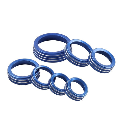 Center Console Switch AC Control Knob Trim Ring for Ford Bronco Sport (2021–2024) Blue
