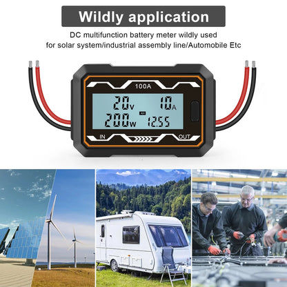 Digital-Monitor Ampere Watt Meter for RC Battery Solar Power Analyzer