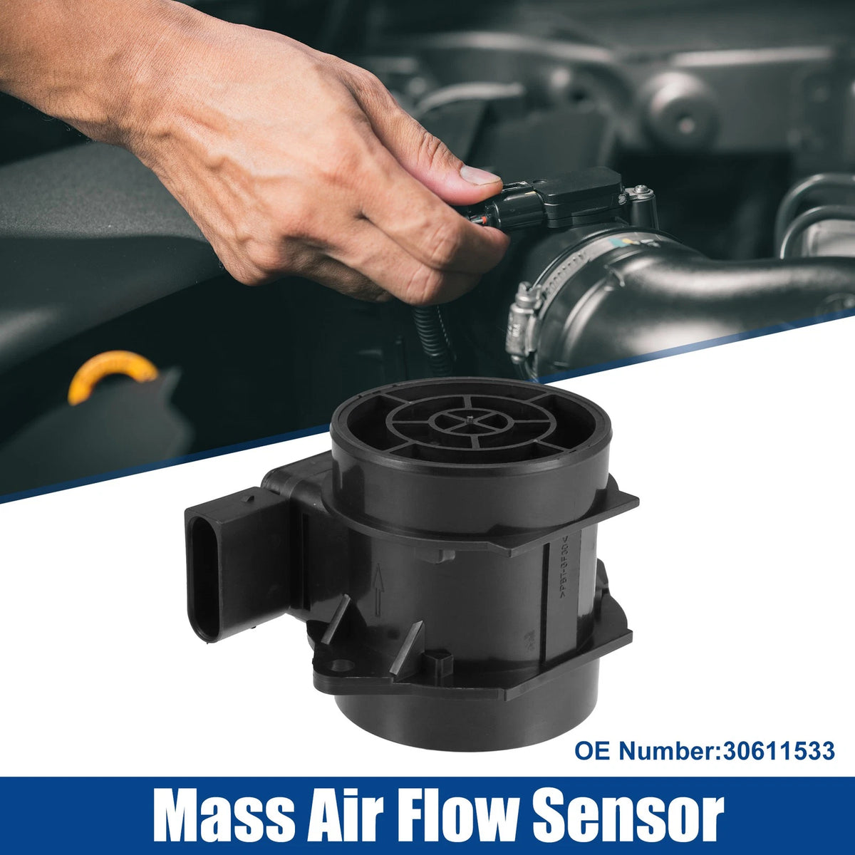 Mass Air Flow MAF Sensor for Volvo V40 S40 1.8L 2.0L (1995–2004) No. 30611533