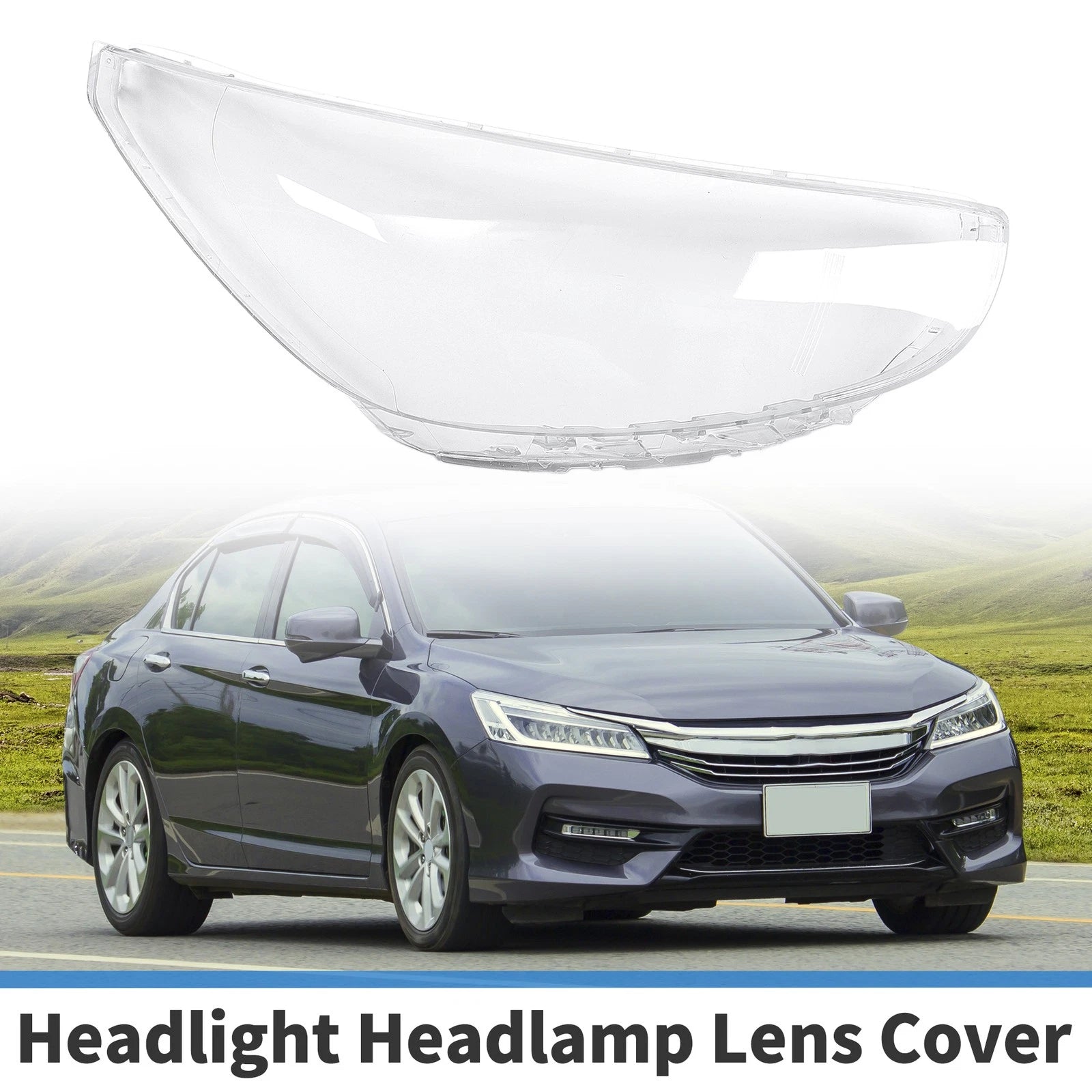 Front Right Headlight Lens Cover Replacement for Hyundai Accent (2012–2017)