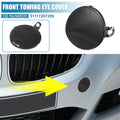 Front Bumper Tow Hook Cover 51117207299 for BMW 3 Series E90 E91 (2009–2012) Black