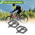Bicycle Pedals Nylon Non Slip for 14mm Axle Universal Pair Gray (Set)