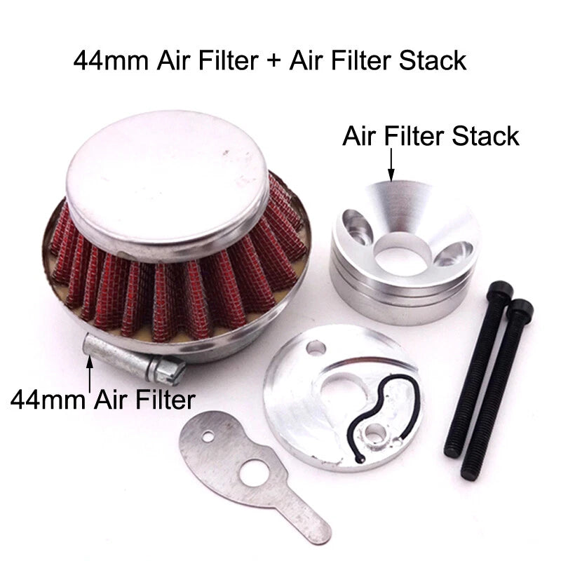 Air Filter Adapter for Stand Up Gas Scooter 33cc 44mm (33cc–49cc)