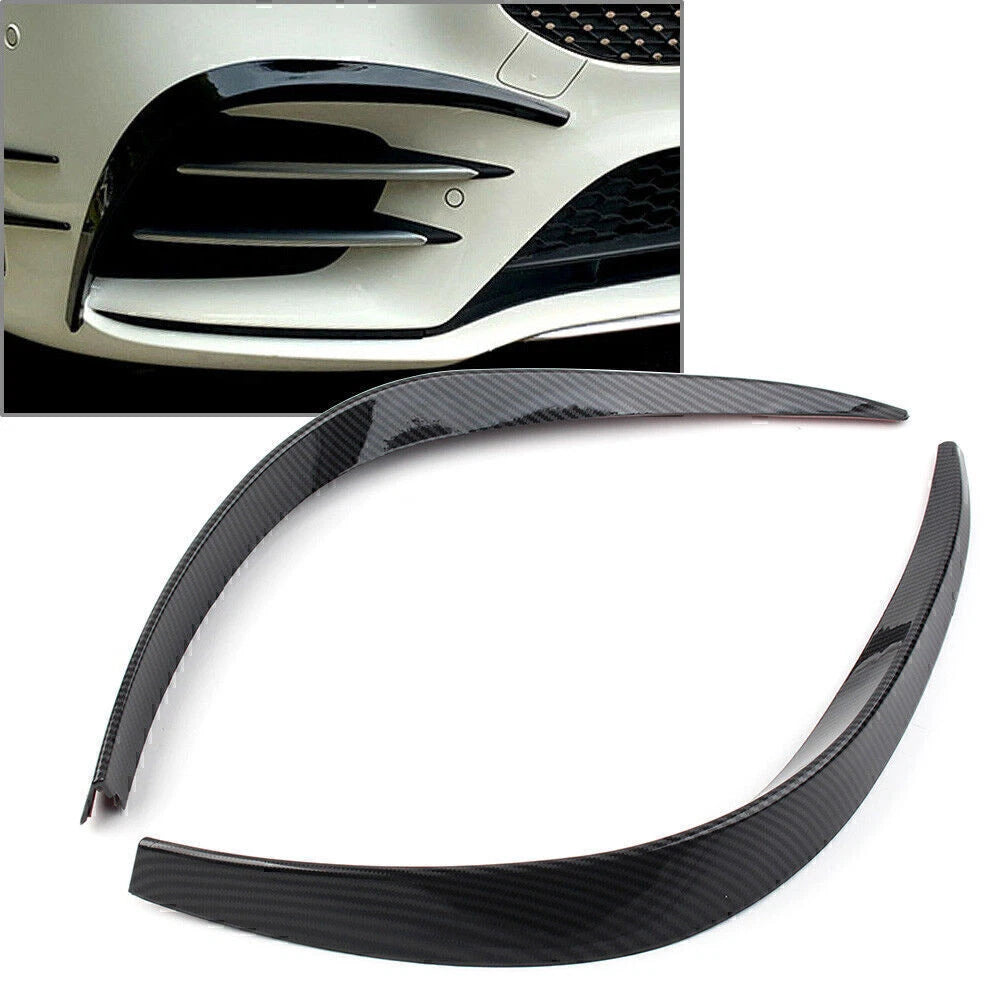 Front Bumper Splitter Spoiler Canard for Mercedes Benz A-Class (2013–2020)