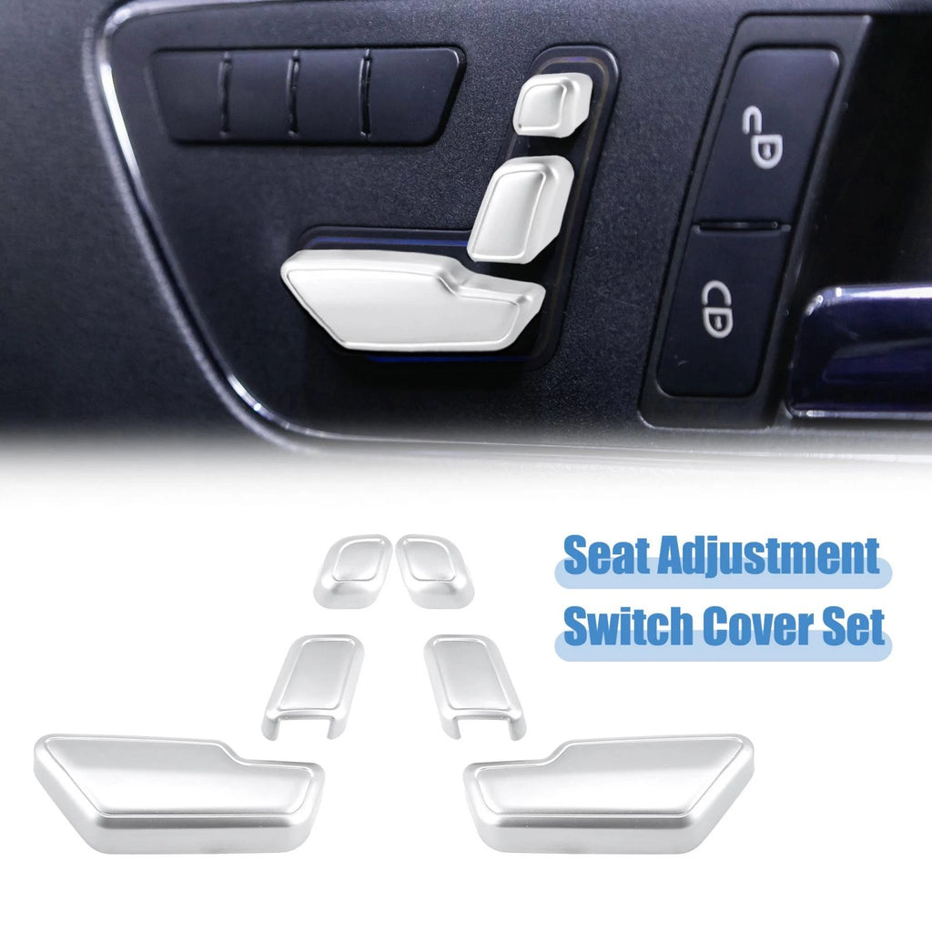 Seat Adjustment Switch Cover Set 6 In 1 for Mercedes Benz GLK (2010–2015)