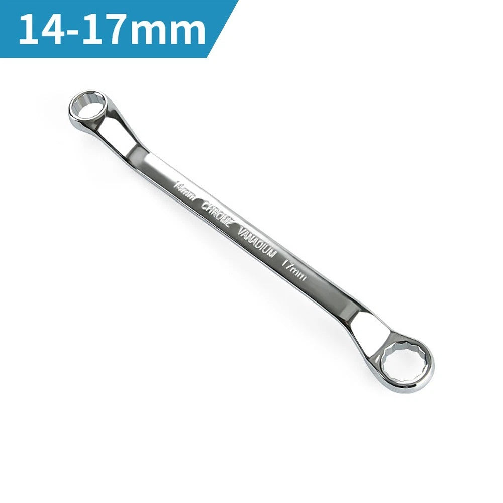Offset Box End Wrench Spanners for Metric 45-Degree Long Double Ring