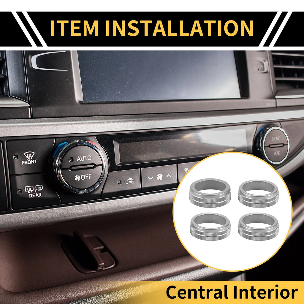 Heater 4WD Switch Knob Cover Ring Replacement for Toyota Tacoma (2005–2023)