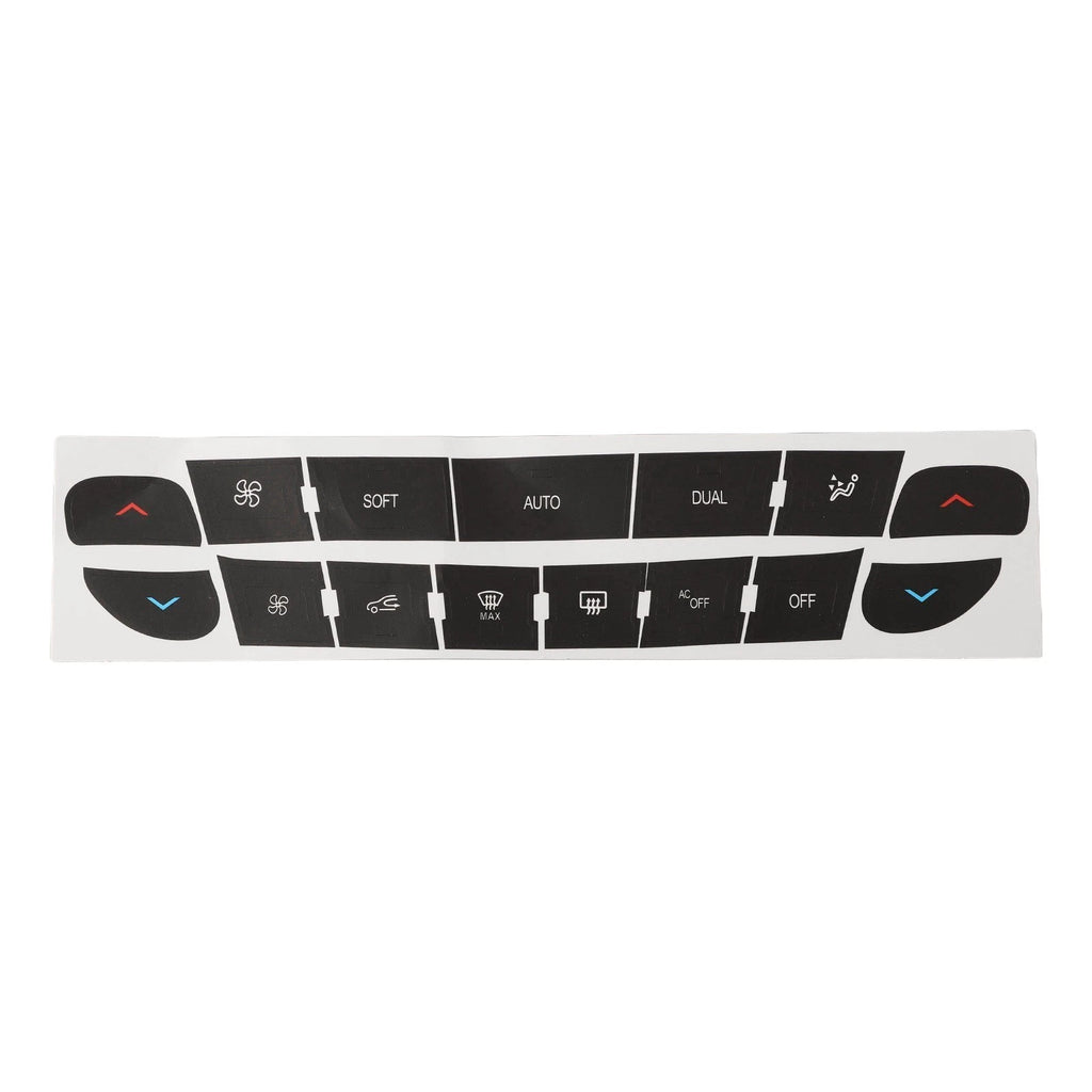 For Megane and For Master Dashboard Button Overlay Vinyl Decal Sticker