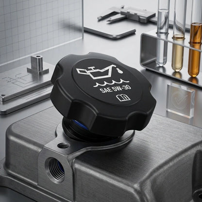 Engine Oil Filler Cap Sturdy Plastic Construction Easy Installation Process