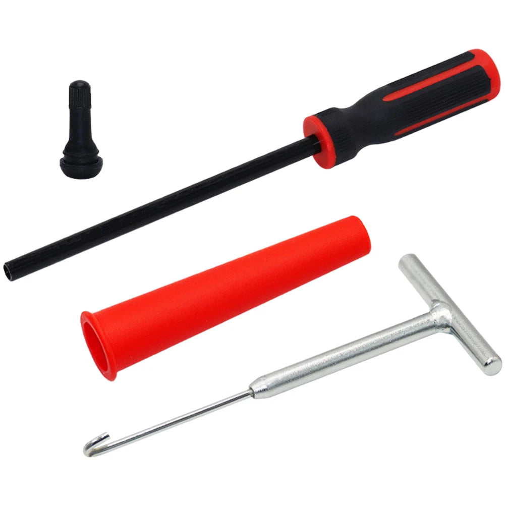 4PC Valve Stem Repair Tool Kit for Tubeless Tires