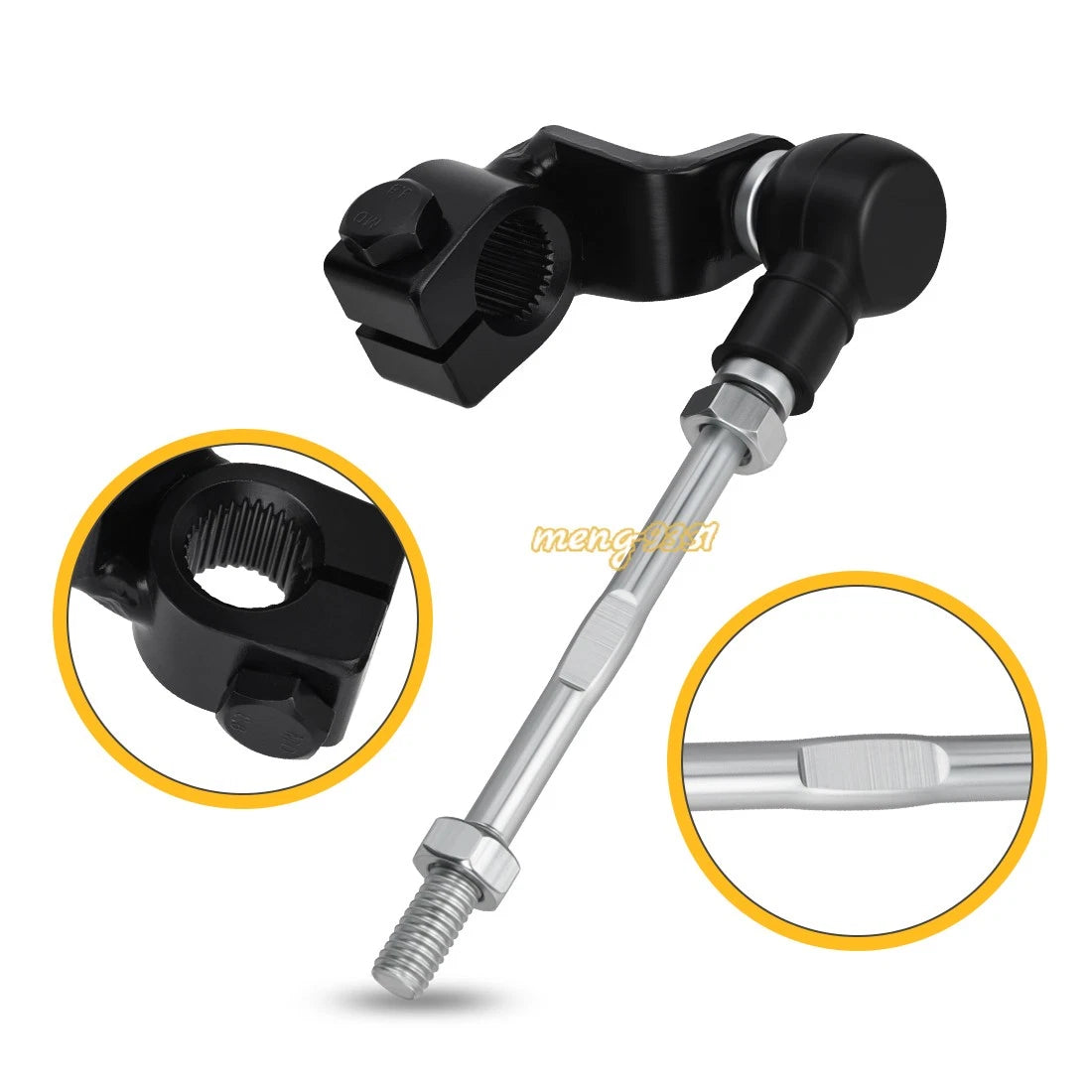 Gear Shifter Rod Shift Linkage Knuckle for Kawasaki Ninja 400 500 (2018–2023)