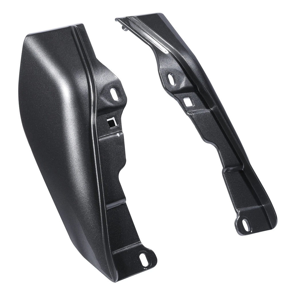 Mid Frame Air Deflectors for Harley Touring (2009–Present) Black Geometric