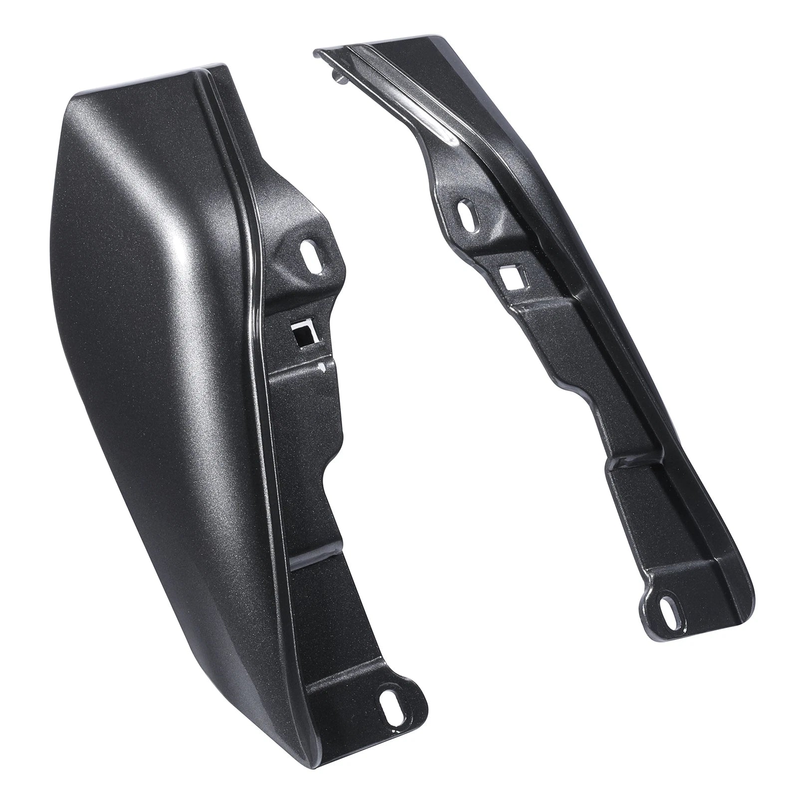Mid Frame Air Deflectors for Harley Touring (2009–Present) Black Geometric