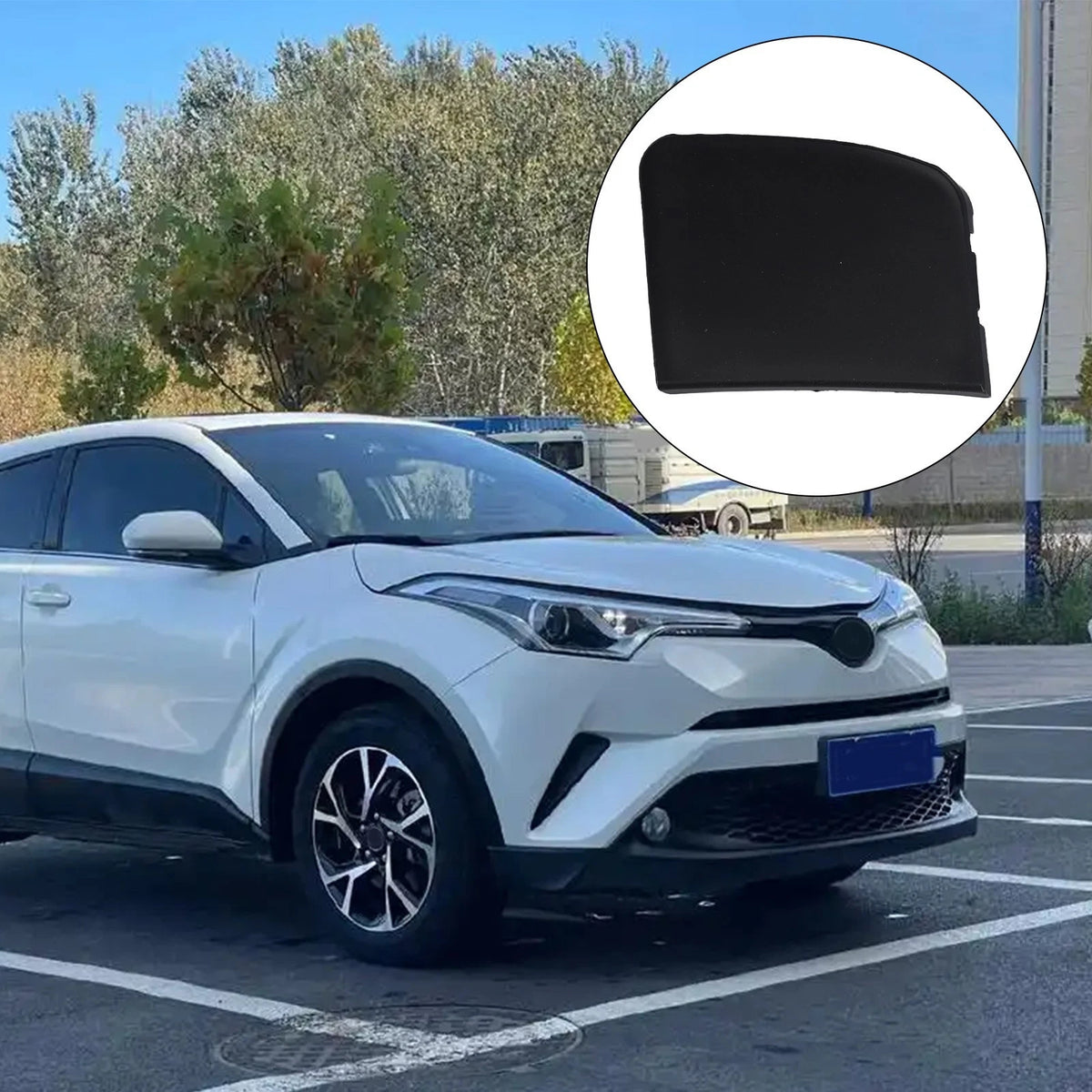 Front Bumper Trailer Hole Cover for Toyota CHR (2018–2020) OEM 52128F4110