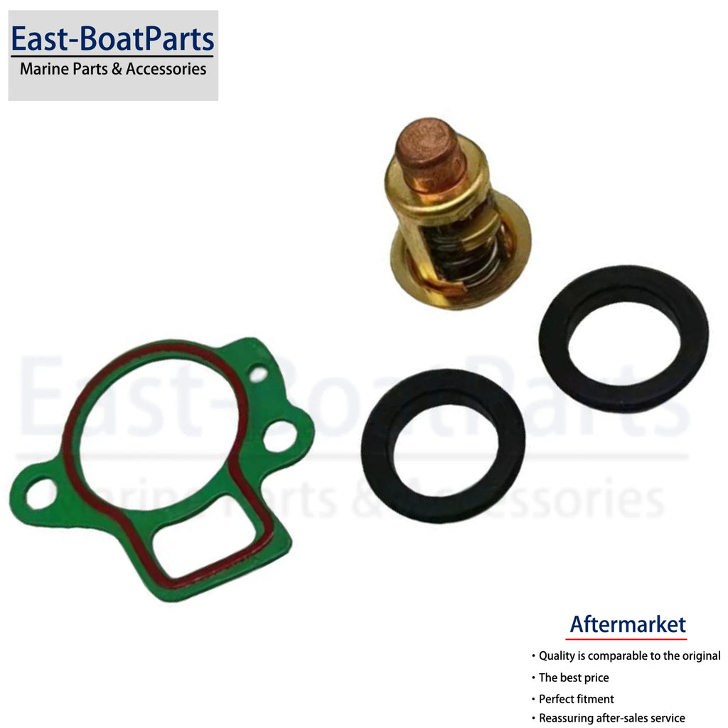 140°F Thermostat Kit for Yamaha F9.9 T9.9 F15 F25 T25 F30 (1990–2023) 66M-12411-01