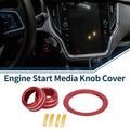 Engine Start Button Knob Cover Ring Media Tune for Subaru WRX (2022–2023)