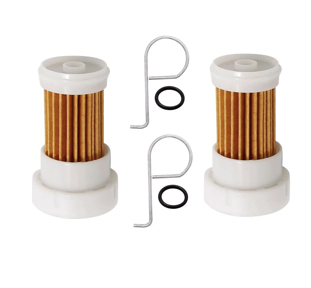 2Pcs Fuel Filter for Yamaha Outboard 250HP (6P2-WS245-00, 18-7518, 6P2-24563-00)