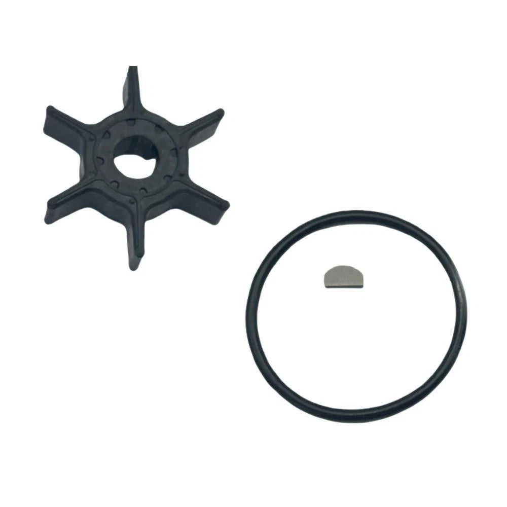Water Pump Impeller & Key O-Ring for Yamaha 6 8 9.9 HP Outboard (68T-44352-00)
