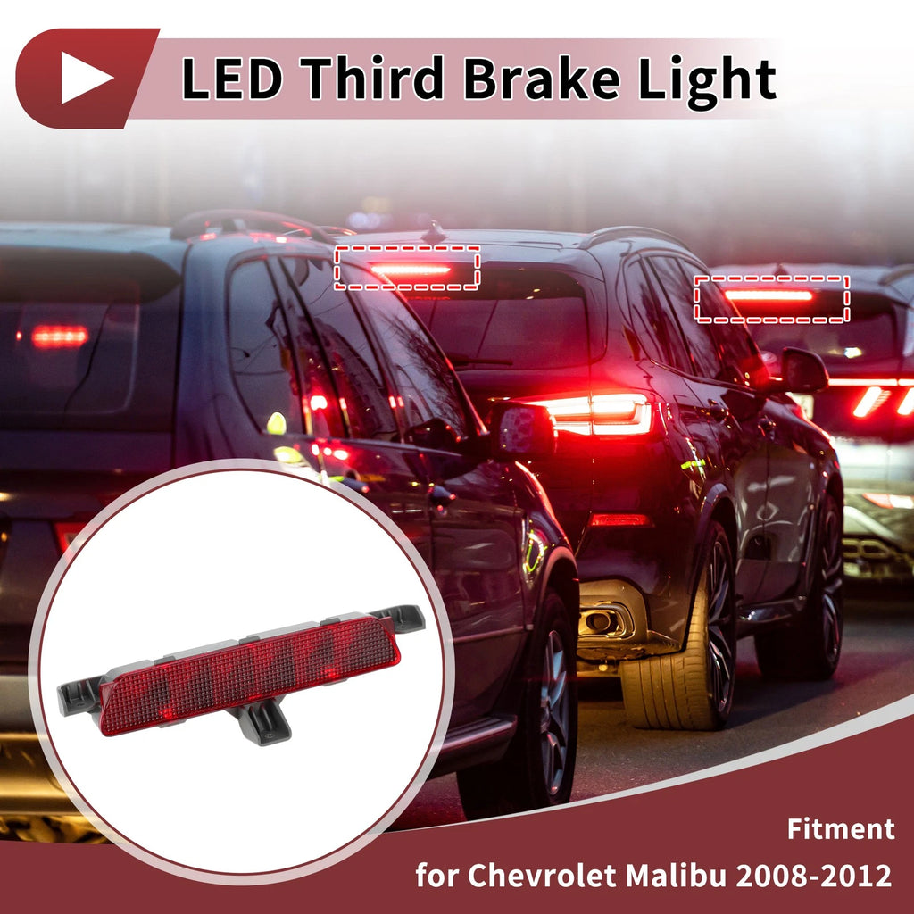 Third Brake Light High Mount LED Replacement for Chevrolet Malibu (2008–2012)