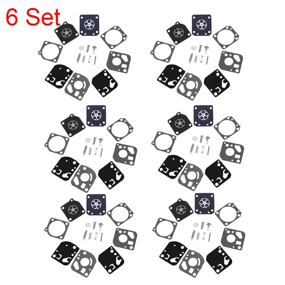 Set of 6 Carburetor Gasket Kits RB29 RB-29 for ZAMA C1U Ryobi 26cc 30cc