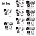 10x Carburetor Diaphragm Repair Kit for Zama RB-3 Homelite 330 Series