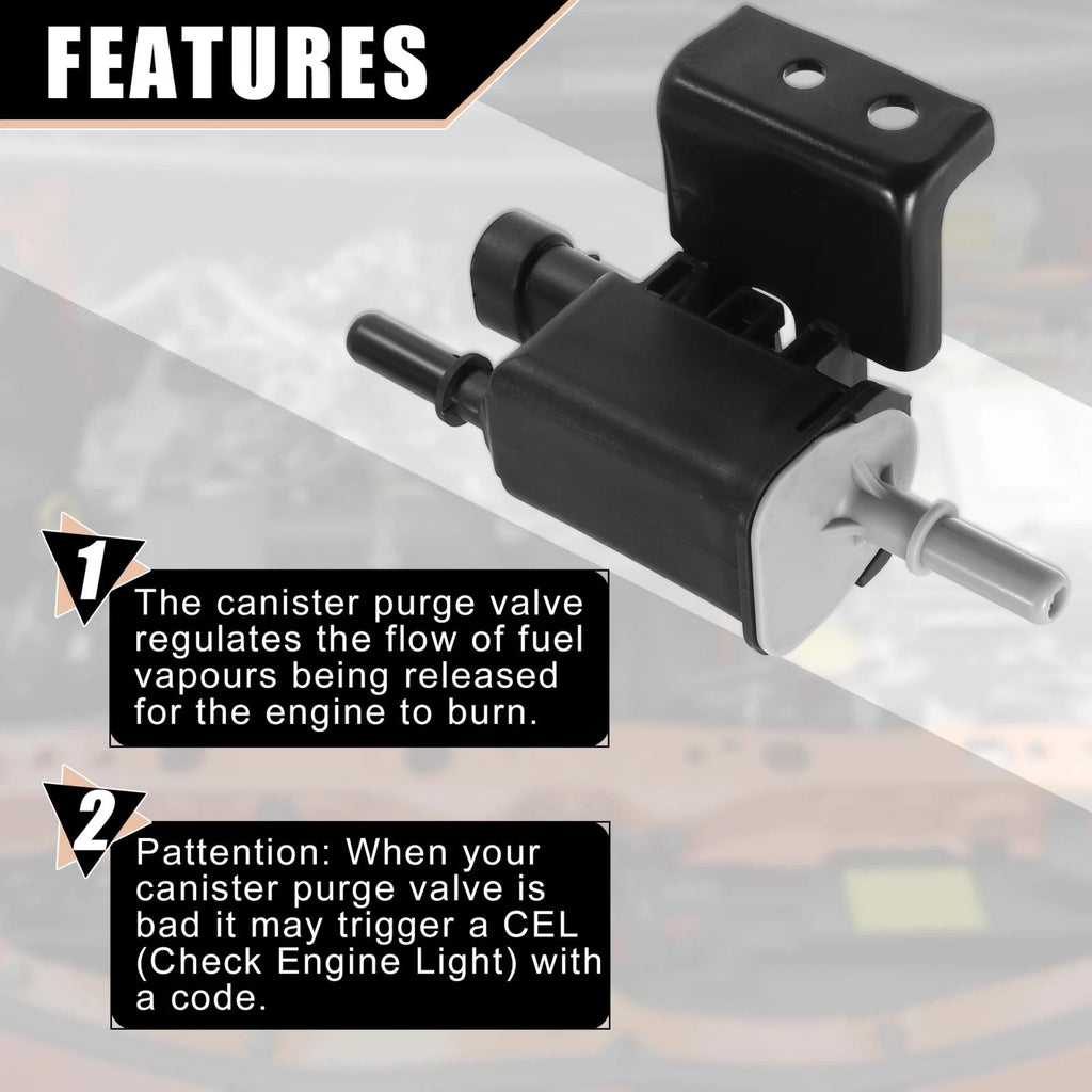 Vapor Vacuum Purge Valve Replacement for Chevy Silverado GMC Sierra (2007–2018)