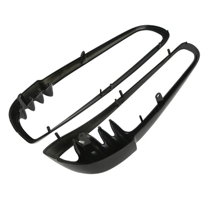 Black Radiator Trim Bezels for Harley V-Rod VRSCA VRSCB Night Rod (2001–2010)