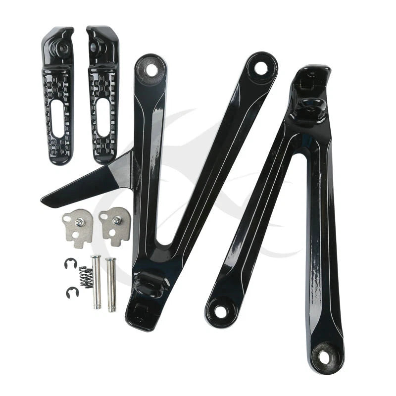 Rear Passenger Footrests Pegs Brackets for Honda CBR600RR (2005–2006)