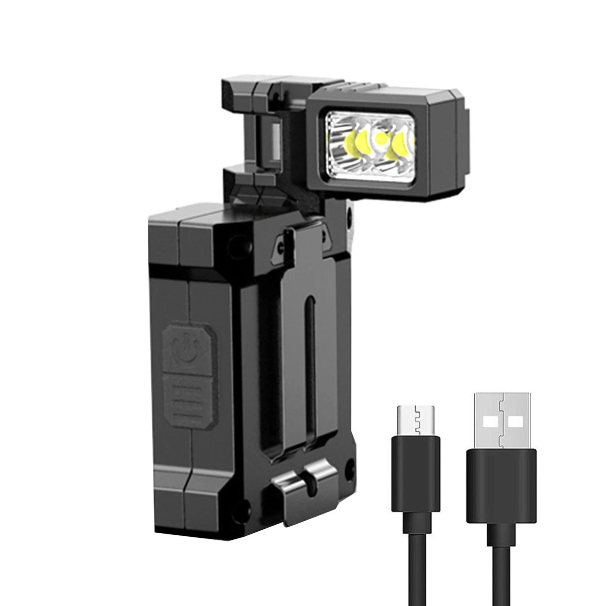 LED Work Light with Magnetic Base and USB Rechargeable (White, Red, Blue)