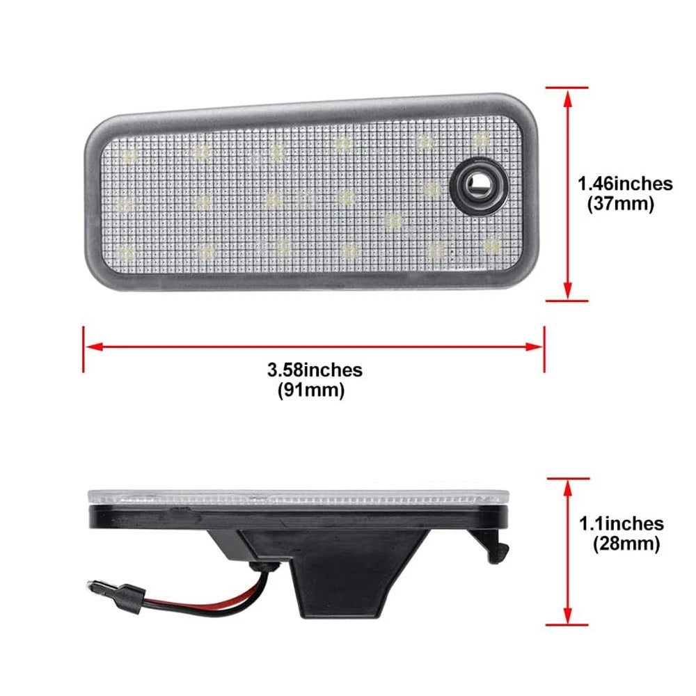 LED License Plate Light for Hyundai Santa Fe DM (2013–2018)